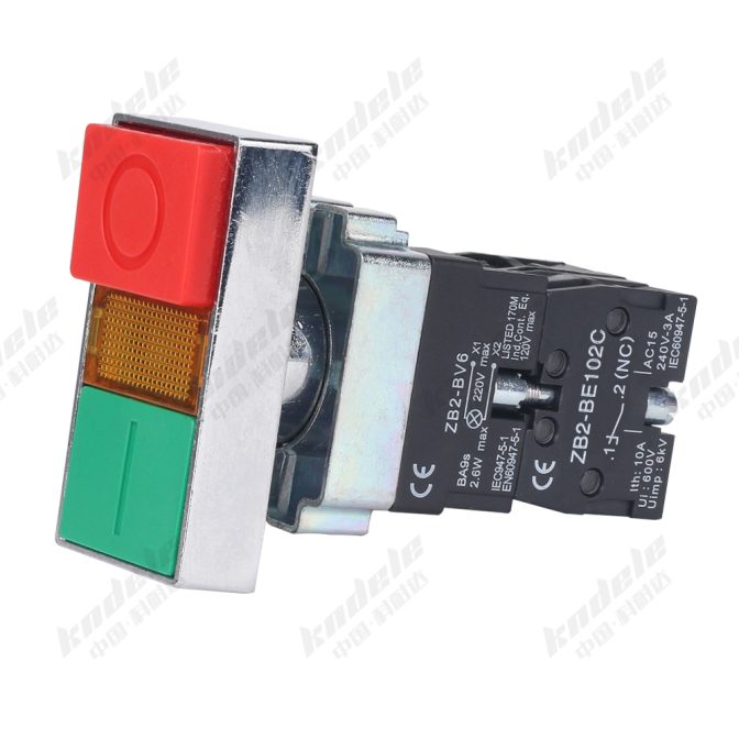 22MM Double Push Button Light Switch