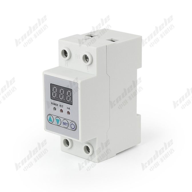 KP1-63A 2P Single-Display Voltage Current Protector