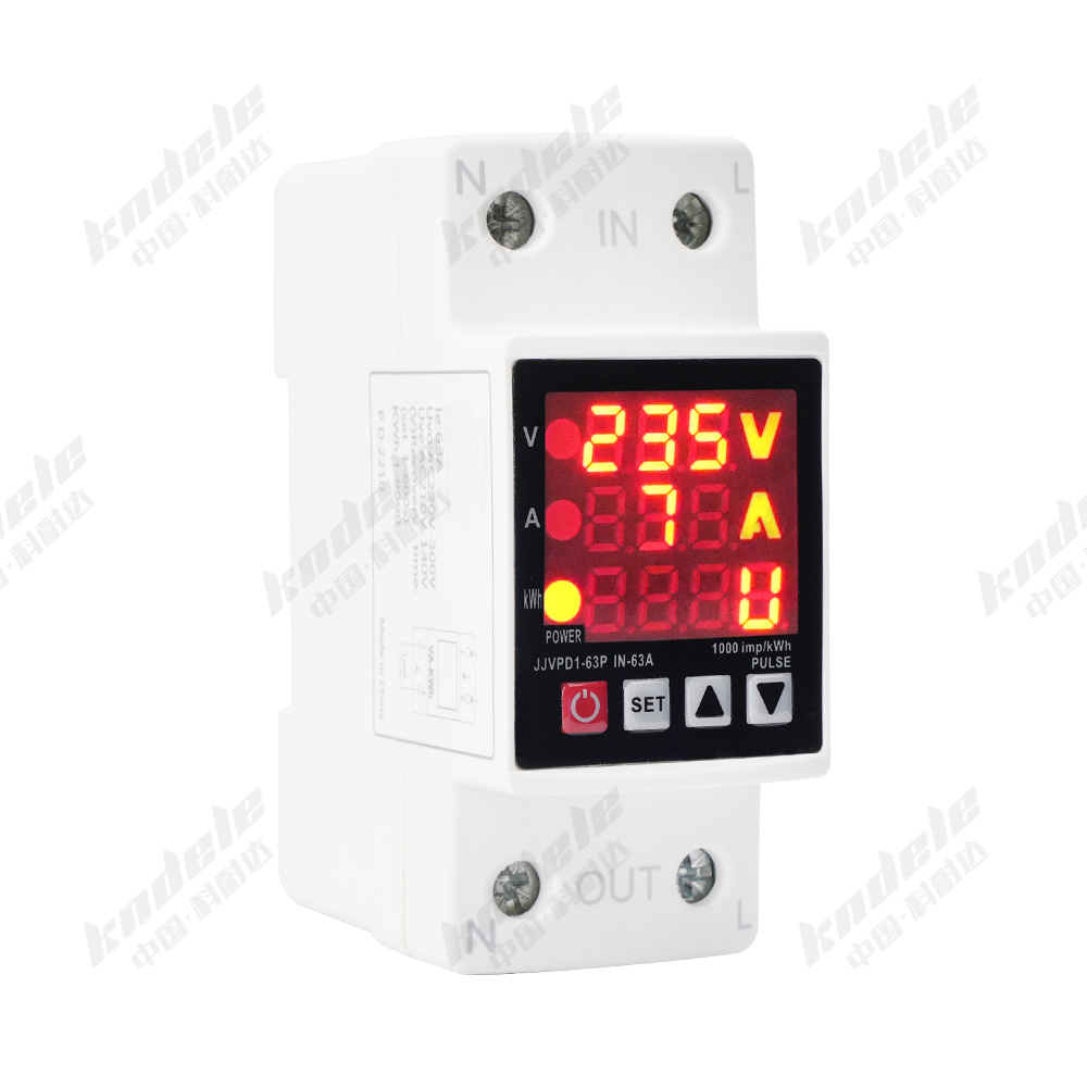 KP1-63VA KWH AV 220V Voltage Current Protector - Kenaida