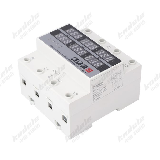 KP8-100N 5P Three-Phase Four-Line Voltage Current Protector