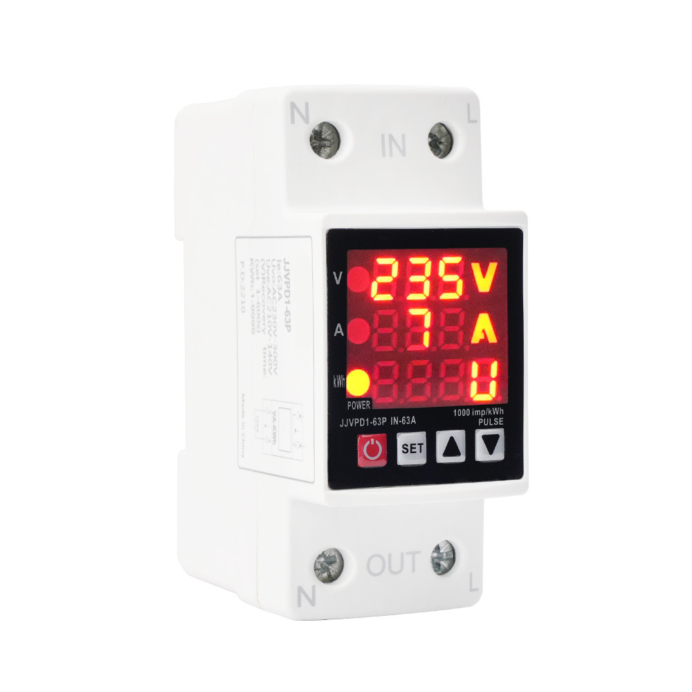 KP1-63VA KWH AV 220V Over Under Voltage Protection Device